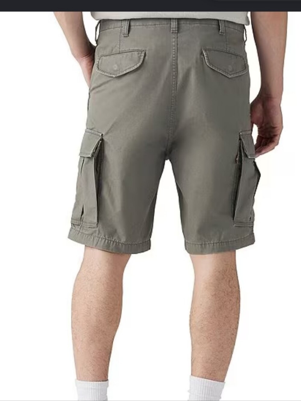 American Eagle Outfitters Men's Cargo Shorts - Olive Green